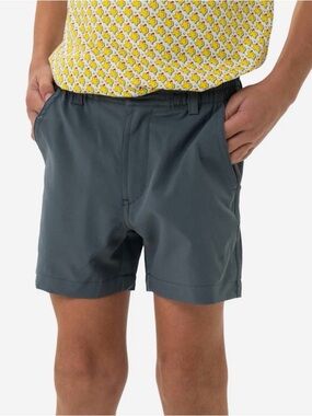 Burlebo Youth Everyday Short - River Rock / Classic deer camo pocket